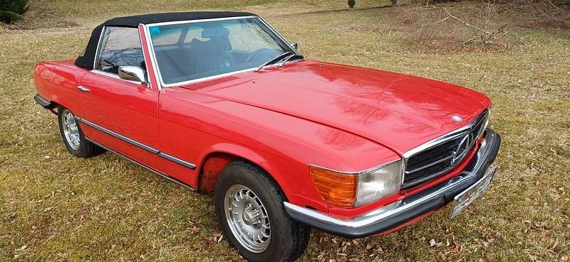 Gebraucht Mercedes SL350 200 PS (147 kW) 1972 Rot Cabrio
