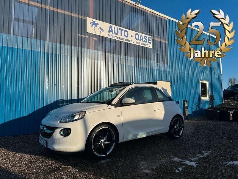 Weiß Gebraucht 2016 Opel Adam Open Air Kleinwagen | 8.490 € (Fairer Preis) - Bild 1/3