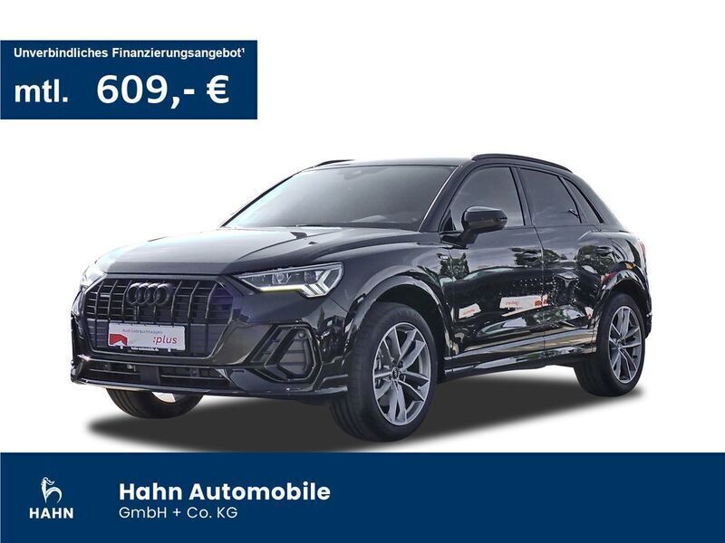Mythosschwarz metallic Gebraucht 2024 Audi Q3 S-Line SUV | 45.990 € (Etwas zu teuer) - Bild 1/3