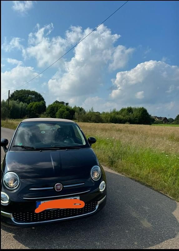 Schwarz Gebraucht 2016 Fiat 500C Cabrio | 9.500 € - Bild 1/4