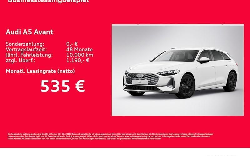 Neu Audi A5 Advanced Plus 299 PS (219 kW) 2026 Weiß Kombi