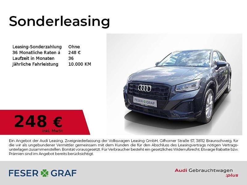 Manhattangrau metallic Gebraucht 2024 Audi Q2 Advanced Plus SUV | 31.290 € (Fairer Preis) - Bild 1/3