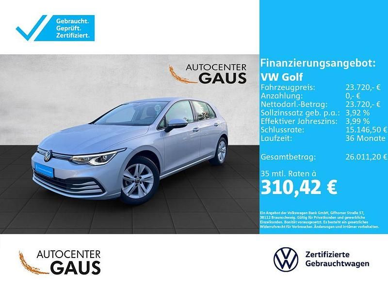 Gebraucht VW Golf VIII Life 116 PS (85 kW) 2023 Silber Limousine