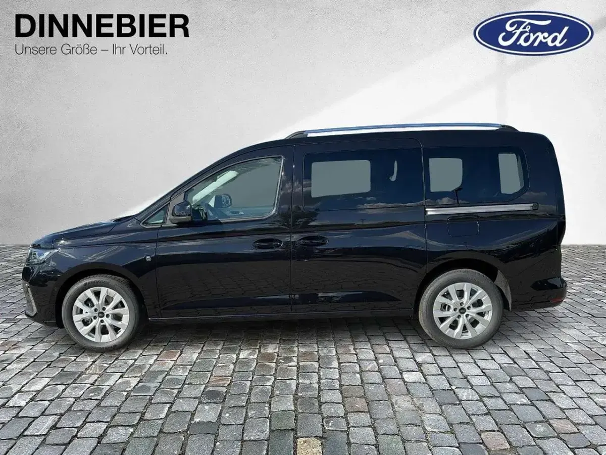 Neu Ford Grand Tourneo Connect Titanium 122 PS (89 kW) 2025 Ink black metallic Van / Kleinbus