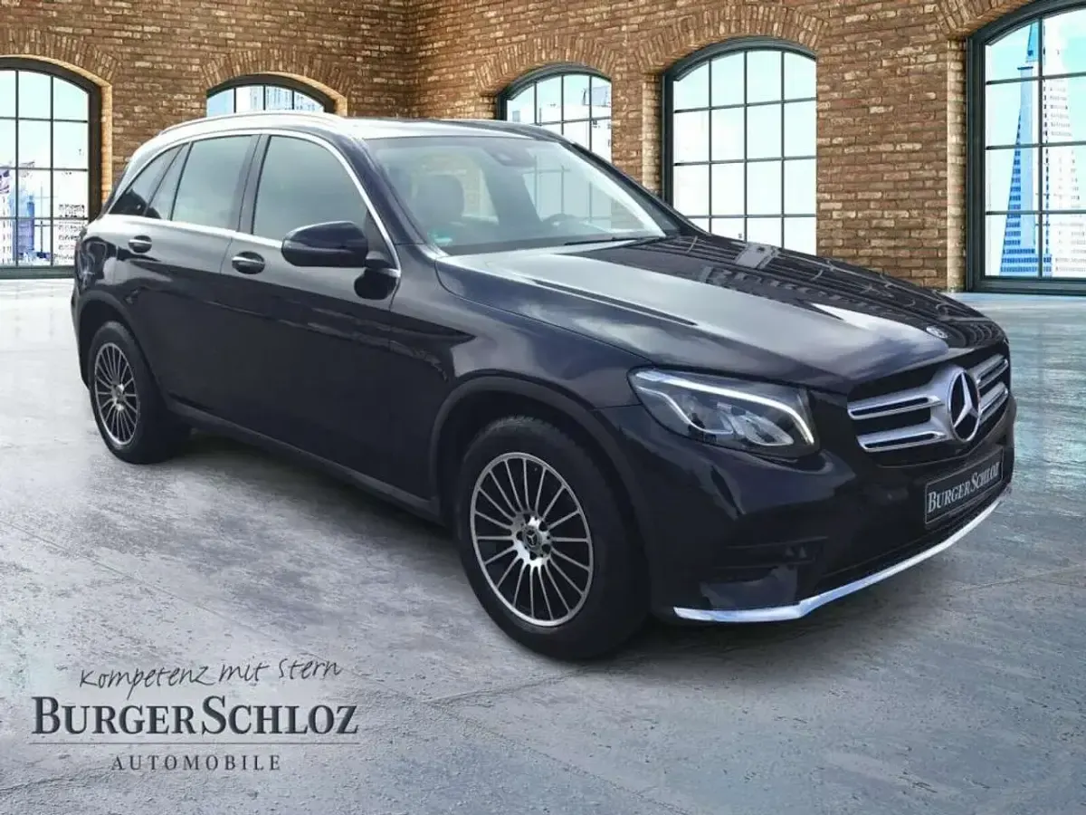 Gebraucht Mercedes GLC250 AMG 211 PS (155 kW) 2018 Metalliclack obsidianschwarz metallic SUV