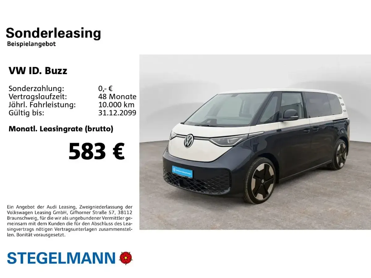 Używany VW ID. Buzz Pro 150 kW (204 KM) 2023 Biały Minivan