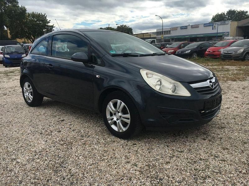 Blau Gebraucht 2008 Opel Corsa Edition Limousine | 2.999 € (Guter Preis) - Bild 1/4