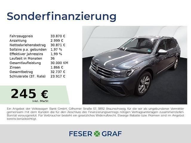 Platinumgrey Gebraucht 2024 VW Tiguan Allspace Life SUV | 33.870 € (Superpreis) - Bild 1/1