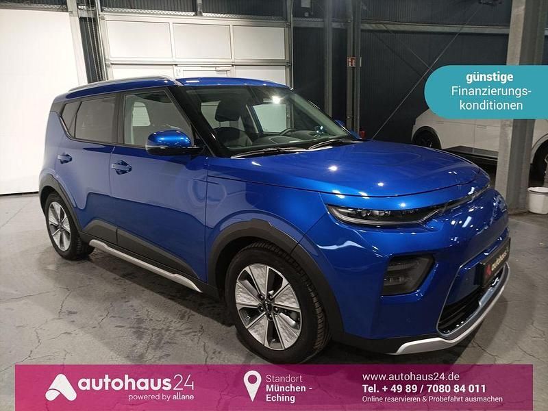 Blau Gebraucht 2024 Kia Soul EV Inspiration SUV | 30.550 € (Fairer Preis) - Bild 1/4