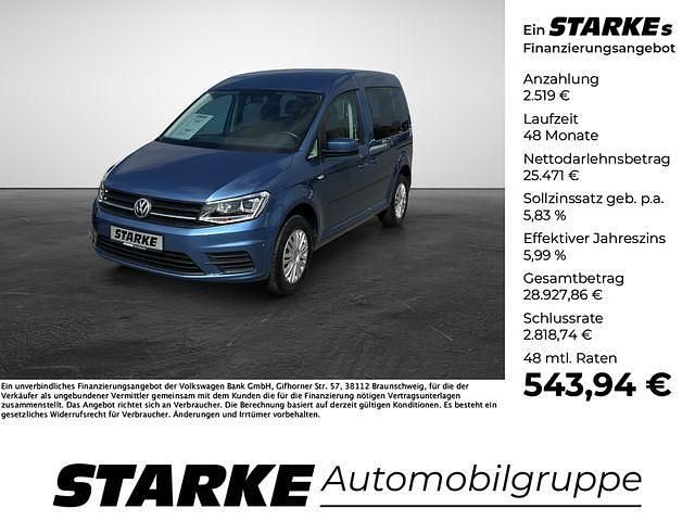 Blau Gebraucht 2018 VW Caddy Trendline Van / Kleinbus | 27.990 € - Bild 1/4