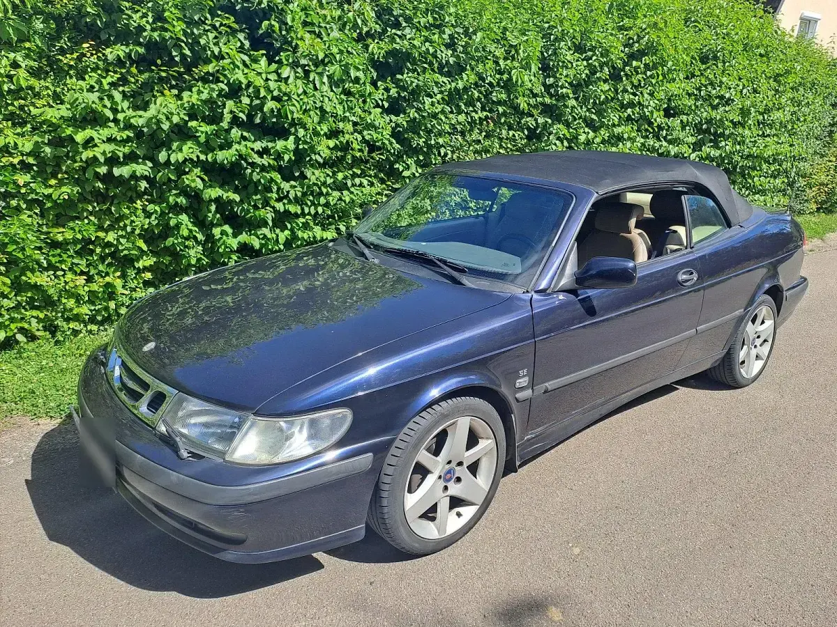Gebraucht Saab 9-3 150 PS (110 kW) 2003 Blau Cabrio
