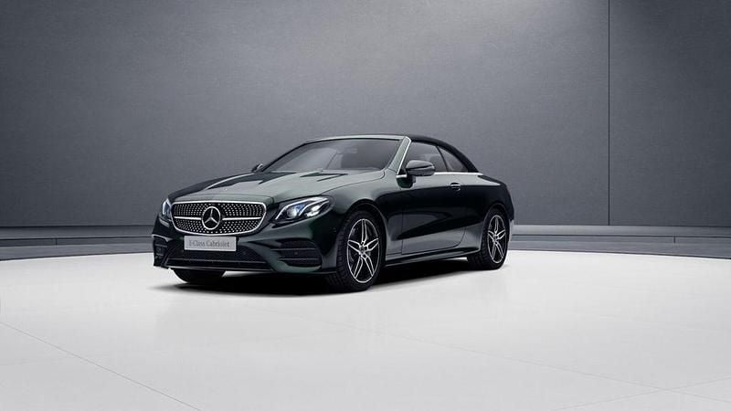 Grün Gebraucht 2020 Mercedes E450 AMG line Cabrio | 44.900 € (Guter Preis) - Bild 1/4