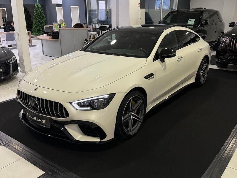 Diamantweiss metalliclack Gebraucht 2020 Mercedes AMG GT 63 AMG Coupé | 99.900 € (Superpreis) - Bild 1/4