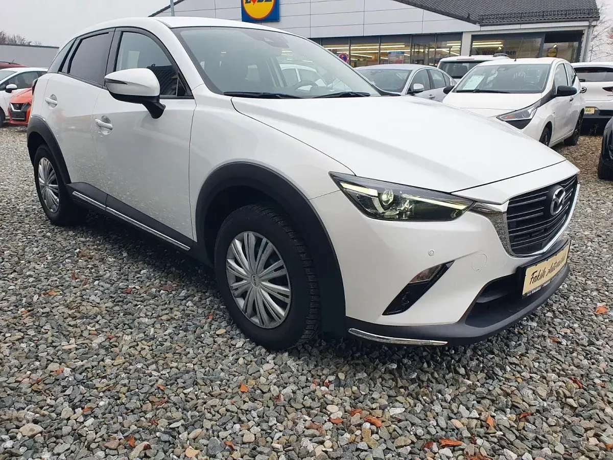 Gebraucht Mazda CX-3 Sports-Line 116 PS (85 kW) 2019 Weiß SUV