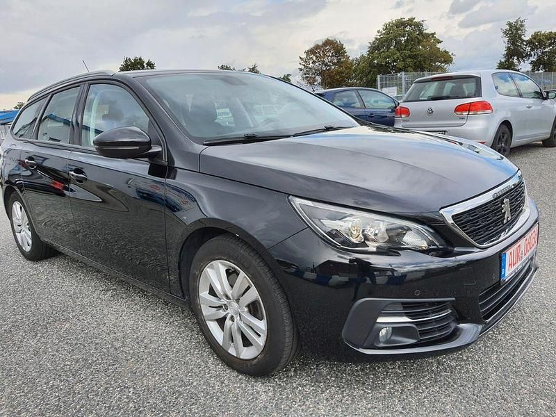 Schwarz Gebraucht 2019 Peugeot 308 SW Business-Line Kombi | 8.450 € (Superpreis) - Bild 1/4