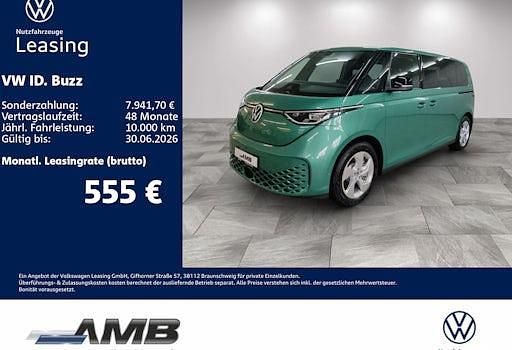 Neu VW ID. Buzz Pro 210 kW (286 PS) 2025 Grün Van / Kleinbus
