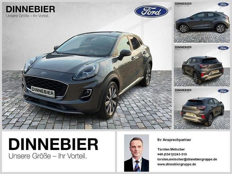Grau Gebraucht 2021 Ford Puma Gen-E Titanium X SUV | 17.290 € - Bild 1/4