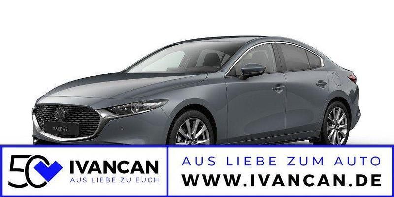 Polymetal gray Neu 2025 Mazda 3 Exclusive-Line Limousine | 32.650 € - Bild 1/4