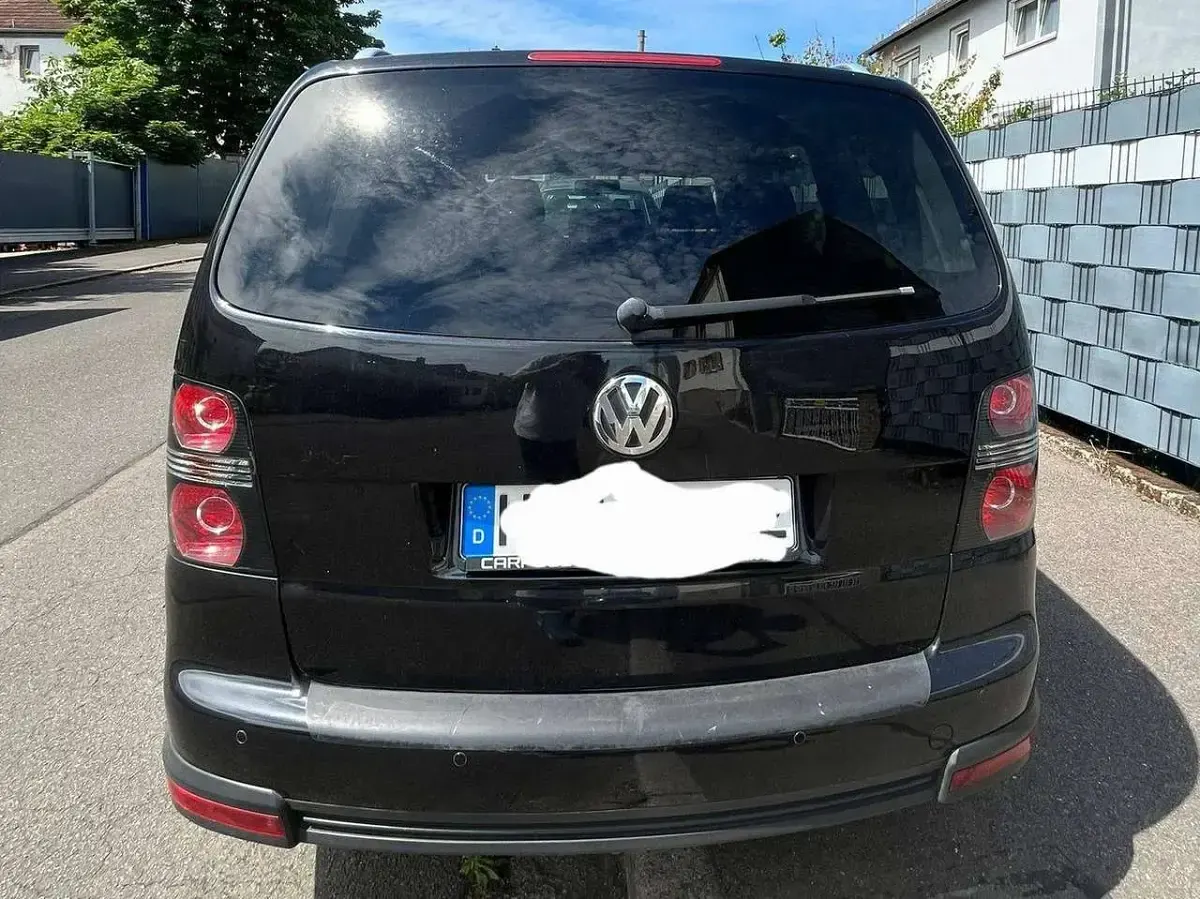 Gebraucht VW Touran Highline 170 PS (125 kW) 2008 Schwarz Van / Kleinbus
