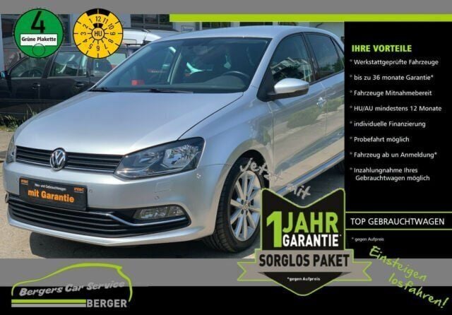 Gebraucht VW Polo Highline 90 PS (66 kW) 2014 Silber metallic Kleinwagen