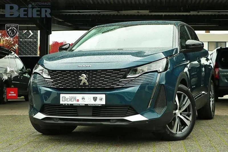 Blau celebes/metallic Gebraucht 2022 Peugeot 3008 Allure SUV | 22.980 € (Guter Preis) - Bild 1/4