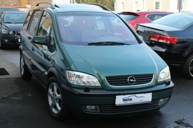Gebraucht Opel Zafira Executive 147 PS (108 kW) 2002 Grün metallic Van / Kleinbus