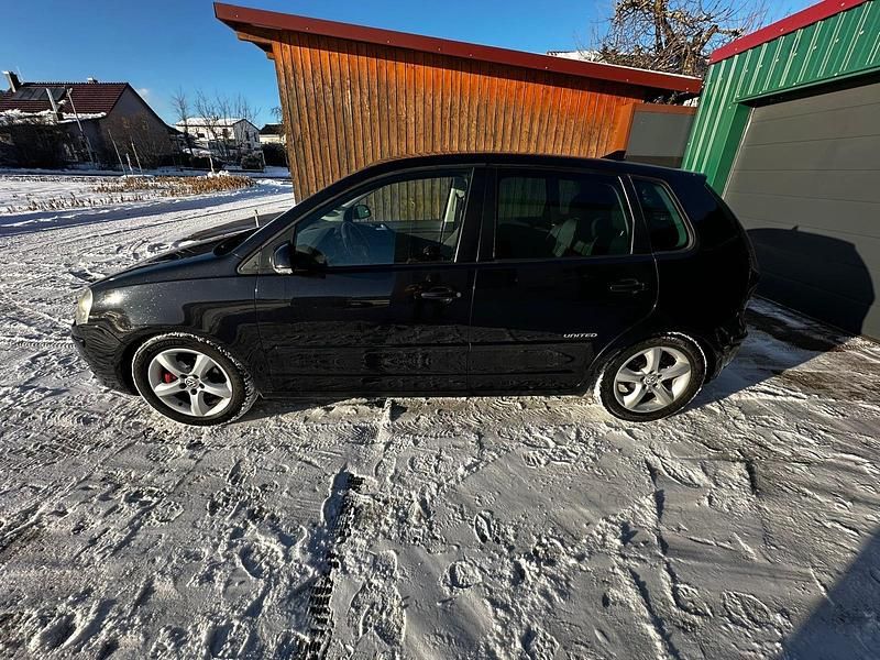 Gebraucht VW Polo United 86 PS (63 kW) 2008 Schwarz Kleinwagen