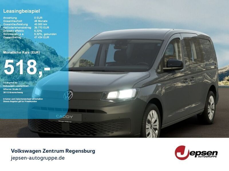 Pure grey Neu 2025 VW Caddy Maxi Van / Kleinbus | 39.770 € (Teuer) - Bild 1/4