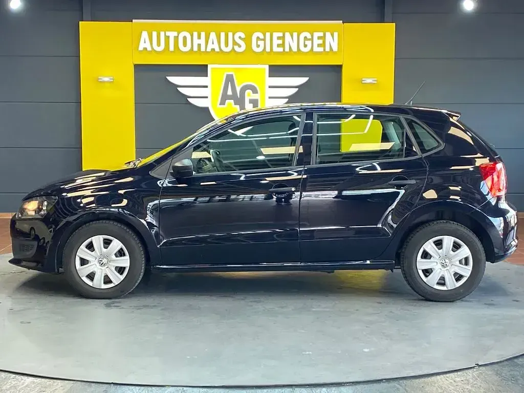 Gebraucht VW Polo Trendline 69 PS (50 kW) 2012 Schwarz Kleinwagen