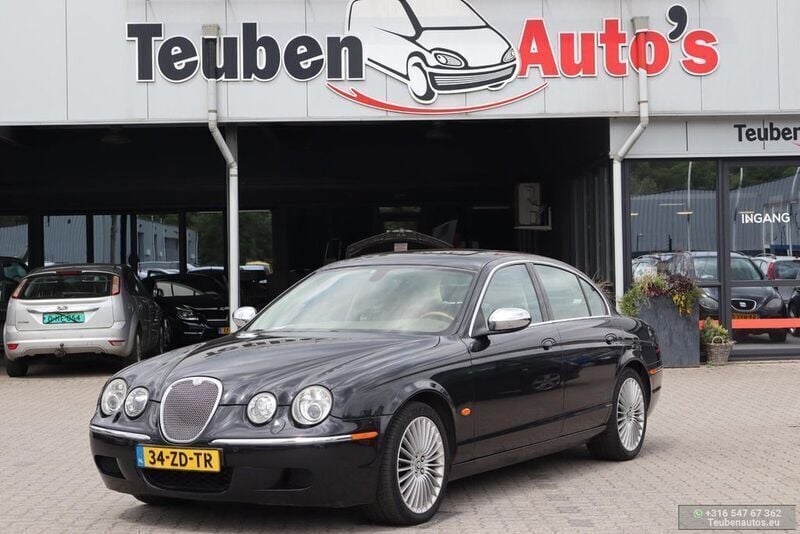 Schwarz Gebraucht 2008 Jaguar S-Type Executive Limousine | 3.695 € (Fairer Preis) - Bild 1/4