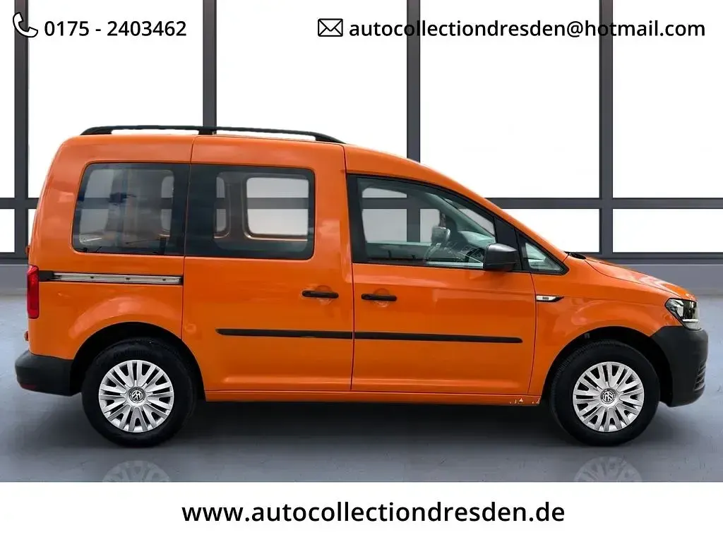 Gebraucht VW Caddy 102 PS (75 kW) 2020 Orange Van / Kleinbus