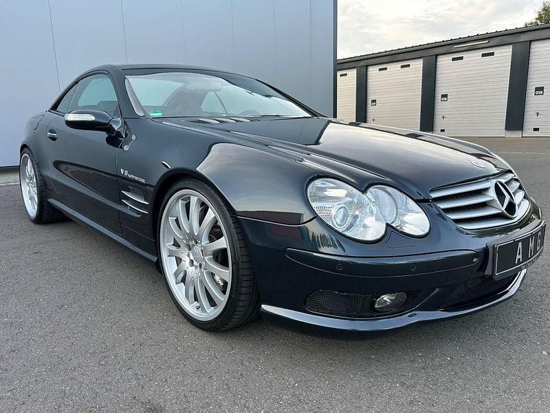 Blau Gebraucht 2004 Mercedes SL55 AMG AMG Cabrio | 38.800 € (Etwas zu teuer) - Bild 1/4