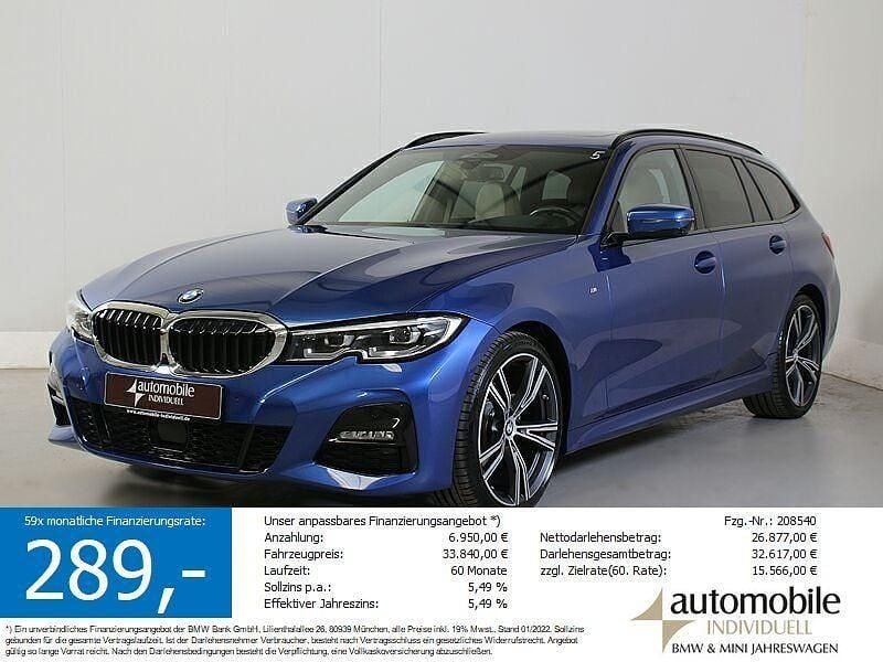 Gebraucht BMW 320 M Sport 190 PS (139 kW) 2021 Portimao blau (metallic) Kombi