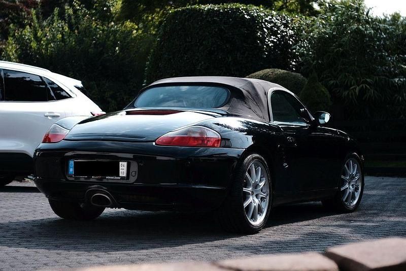 Gebraucht Porsche Boxster 228 PS (167 kW) 2002 Schwarz Cabrio