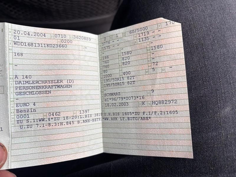 Gebraucht Mercedes A140 Elegance 82 PS (60 kW) 2004 Schwarz Kleinwagen