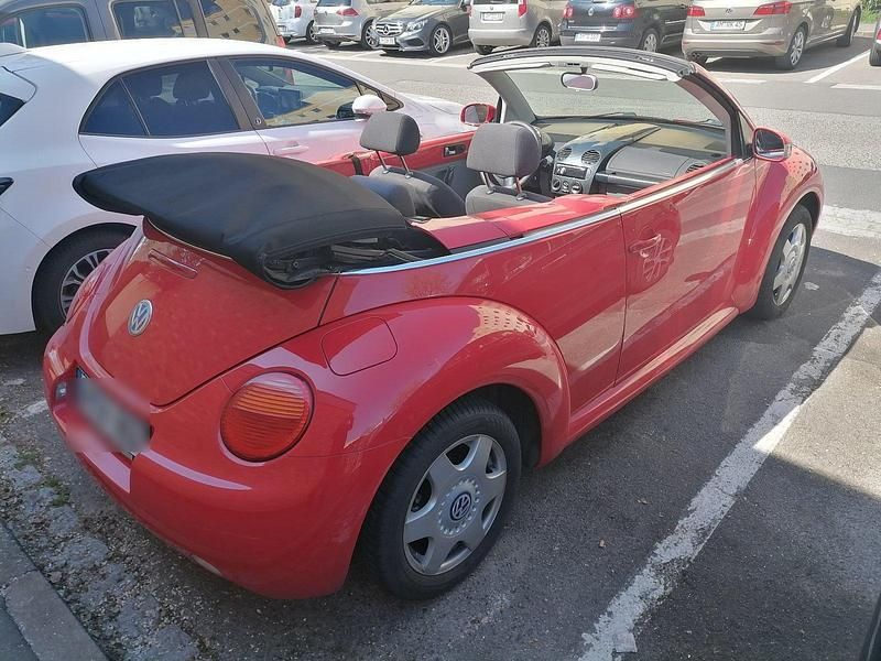 Rot Gebraucht 2003 VW Beetle Cabrio | 1.500 € (Superpreis) - Bild 1/4