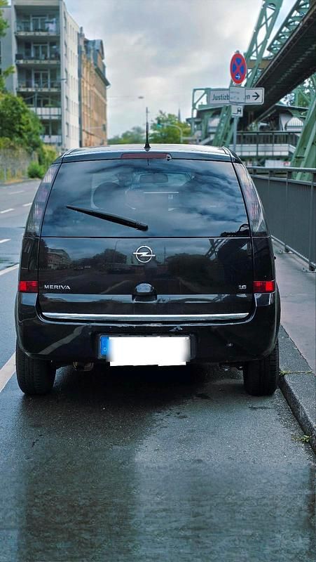 Gebraucht Opel Meriva 105 PS (77 kW) 2007 Schwarz Van / Kleinbus