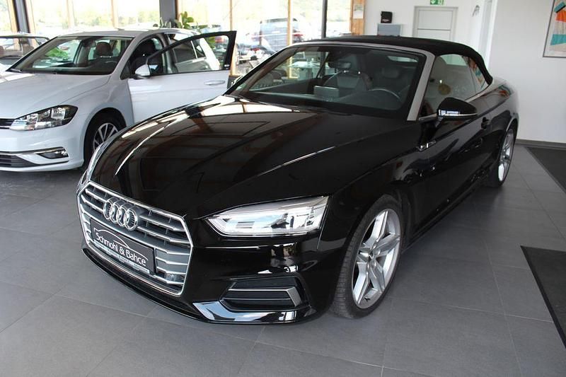 Mythosschwarz Gebraucht 2019 Audi A5 Cabriolet S-Line Cabrio | 27.990 € (Superpreis) - Bild 1/4
