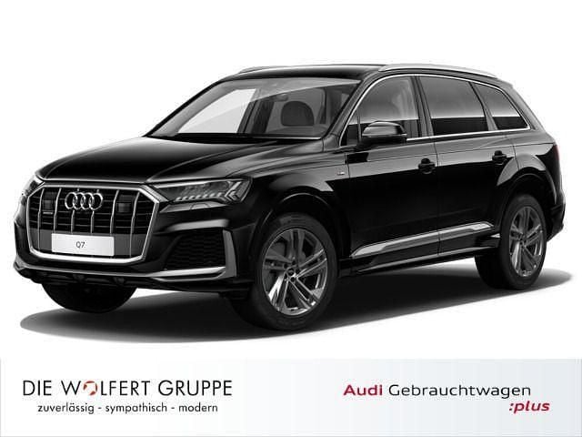 Mythosschwarz metallic Gebraucht 2022 Audi Q7 Ambiente SUV | 54.880 € (Superpreis) - Bild 1/4