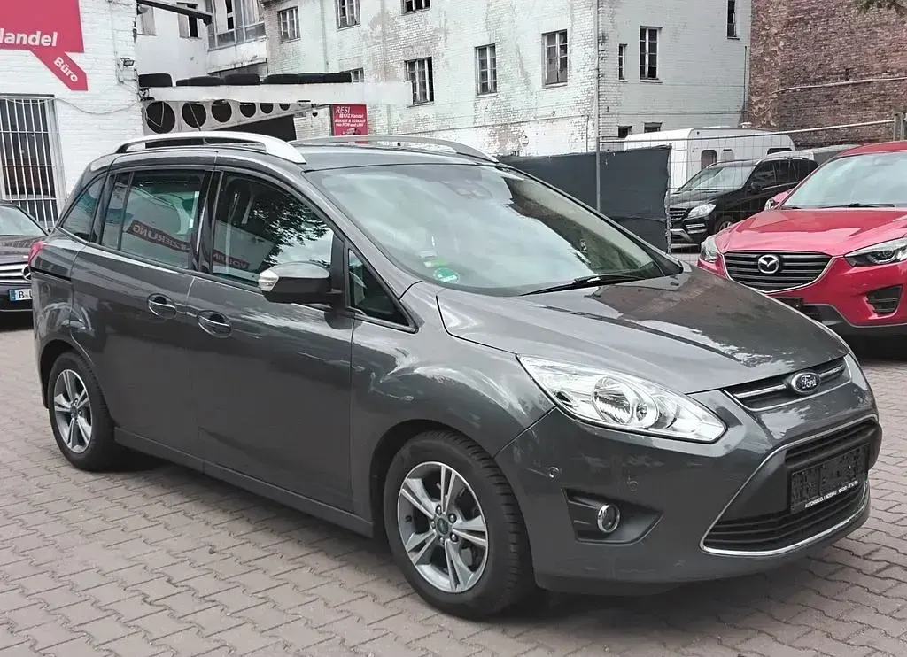 Gebraucht Ford Grand C-Max SYNC Edition 125 PS (91 kW) 2015 Grau Van / Kleinbus