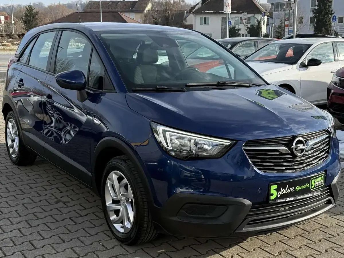 Gebraucht Opel Crossland X Edition 83 PS (61 kW) 2020 Nautic blau SUV