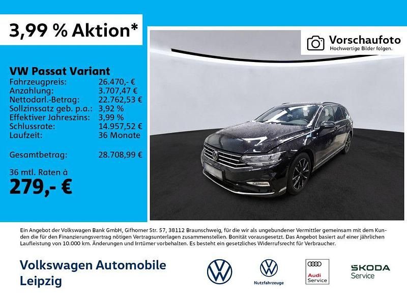 Schwarz Gebraucht 2022 VW Passat R-line Kombi | 26.470 € (Etwas zu teuer) - Bild 1/3
