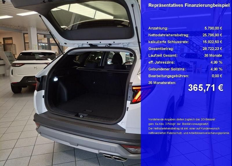 Neu Hyundai Tucson 160 PS (117 kW) 2025 Weiß SUV