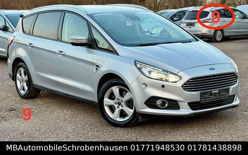 Silber Gebraucht 2020 Ford S-MAX Business Edition Van / Kleinbus | 13.999 € - Bild 1/4