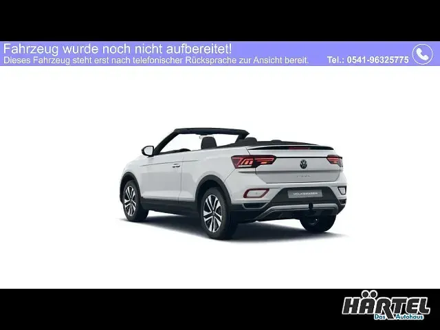 Neu VW T-Roc Cabriolet 150 PS (110 kW) 2026 Pure white, solid Cabrio