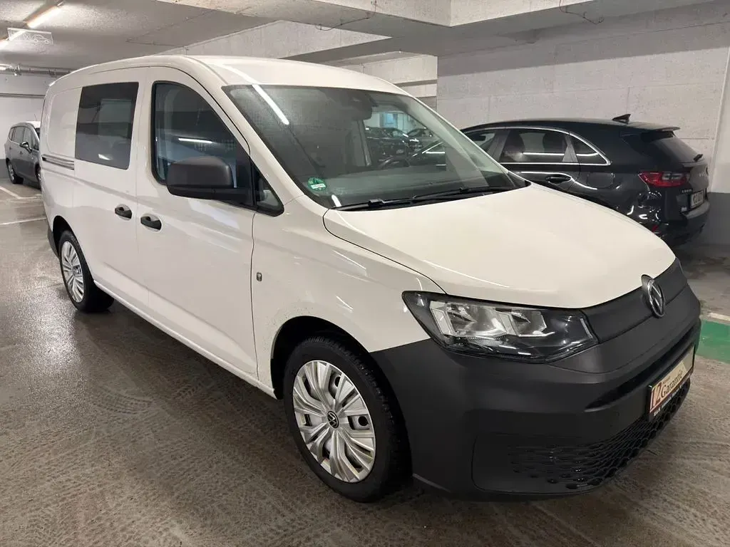 Gebraucht VW Caddy 122 PS (89 kW) 2021 Weiß Van / Kleinbus