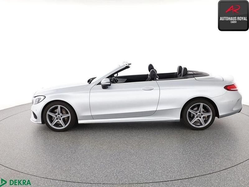 Gebraucht Mercedes C220 AMG 170 PS (125 kW) 2018 Silber Cabrio