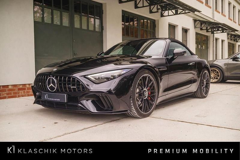 Schwarz Gebraucht 2023 Mercedes SL55 AMG AMG Cabrio | 119.900 € (Guter Preis) - Bild 1/4