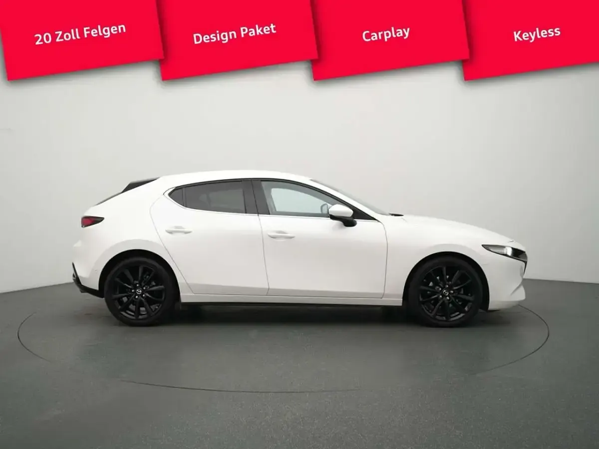 Gebraucht Mazda 3 Selection 179 PS (131 kW) 2019 Weiss Limousine
