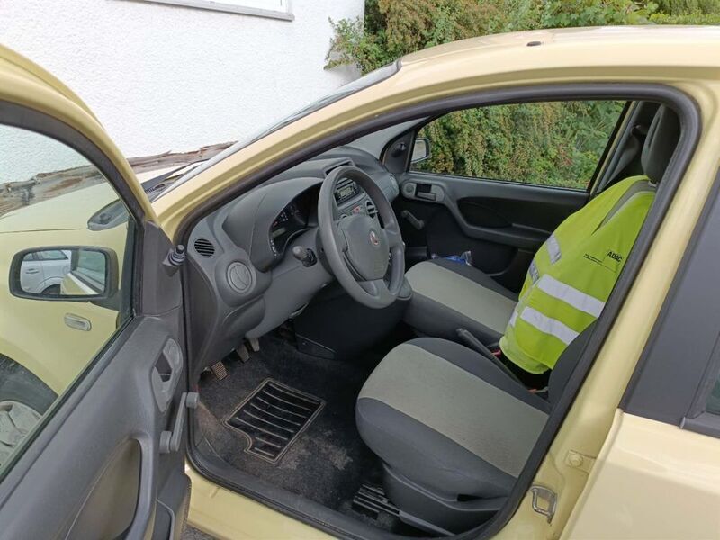 Gebraucht Fiat Panda 54 PS (39 kW) 2010 Gelb Kleinwagen